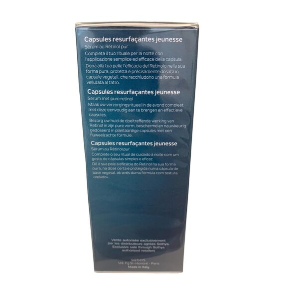 Skincare SOTHYS Resurfacing Micro Capsules  60 capsules  Retinol Face Serum  Acn - Picture 2 of 3